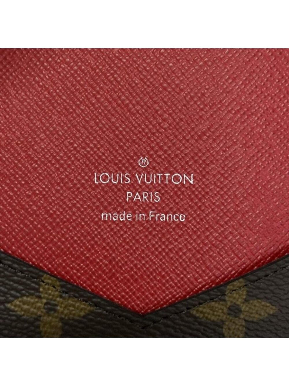 Louis Vuitton Case Monogram Macassar Couverture Passport NM Sari Red Loafer - Picture 4 of 5